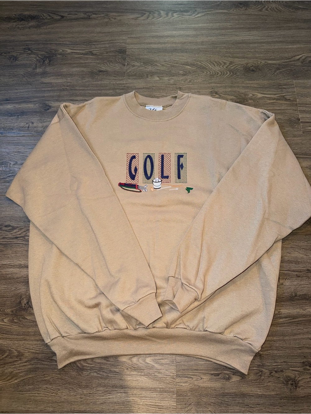 Vintage 90s M&C Mens XL Sport Golf Crewneck Sweatshirt Embroidered Design Dad